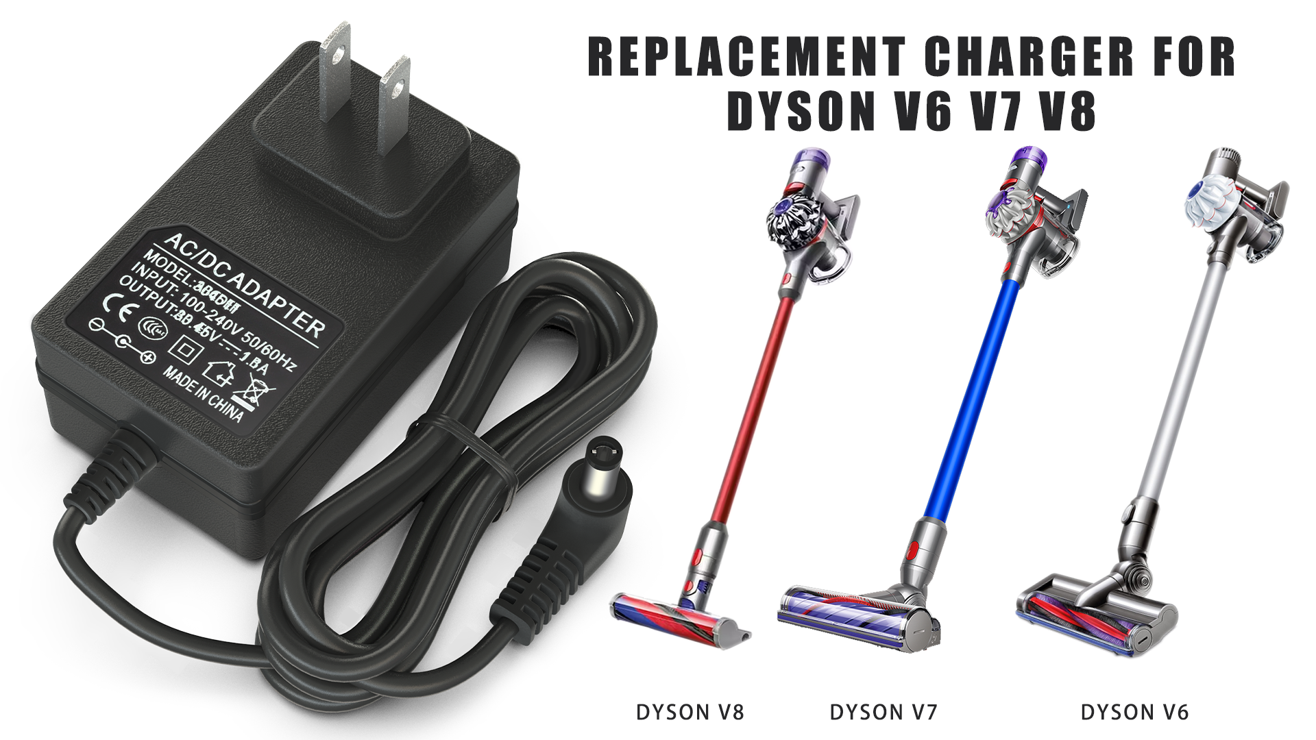 Amazon.com: 26.1V Charger for Dyson V6 V7 V8 Cordless Vacuum